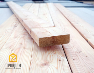Доска строганная 45х145х1,7м "В" лиственница 