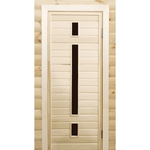 Дверь банная, остек. (тип 6) 0,7х1,8 НСК