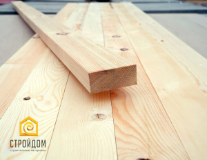 Доска строганная 48х155х3 (90 шт/упак) "С" сосна