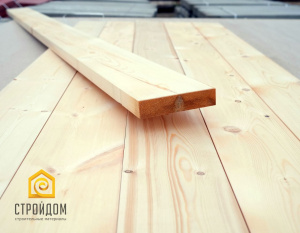 Доска строганная 30х110х3 Сосна (192шт/упак) фрезерованный